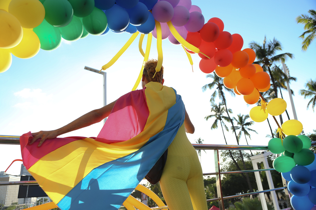 Pessoa LGBTI+ na Parada da Diversidade Sexual